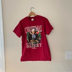 National Lampoon Christmas Vacation Red Maroon Graphic T-shirt Size Medium Funny